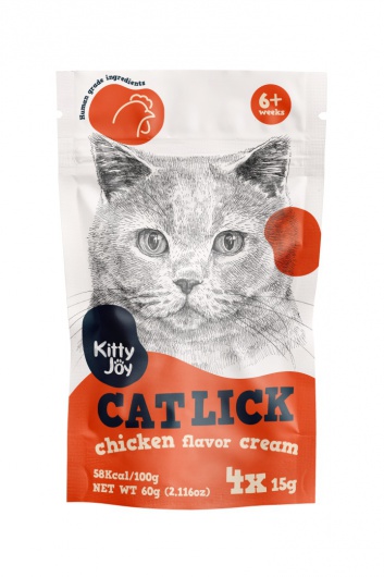 Papildbarība. Kaķu kārums ar vistas garšu Kitty Joy 60g (200)