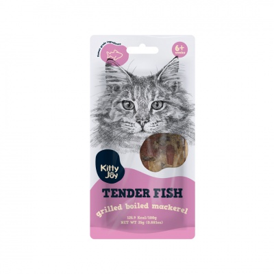 Food ingredient. Tender fish. Grilled boiled mackerel Kitty Joy 25g (200)